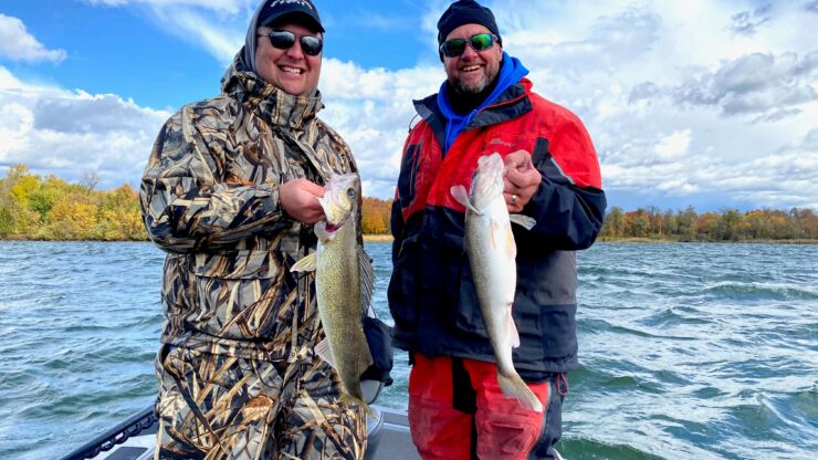 Walleye Fishing on Leech Lake