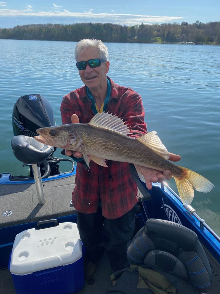 Austin Michaud Leech Lake Walleye Waler Bay