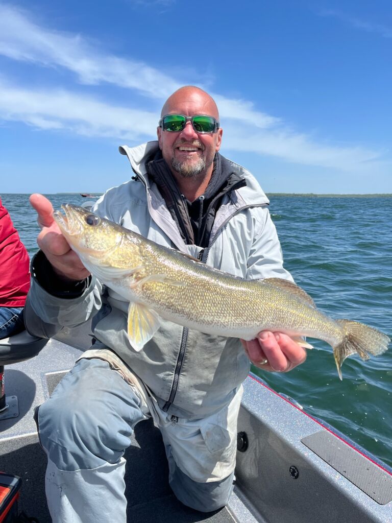 Trapper landing Walleye